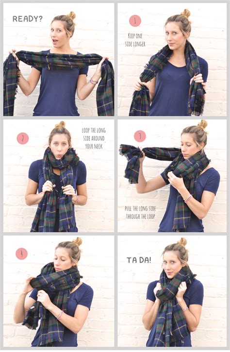 neck scarf fashion tutorial.